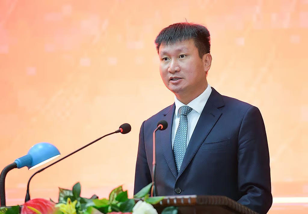 Ông Trần Huy Tuấn - Bí thư Tỉnh ủy Ninh Bình. Ảnh: Trường Giang.