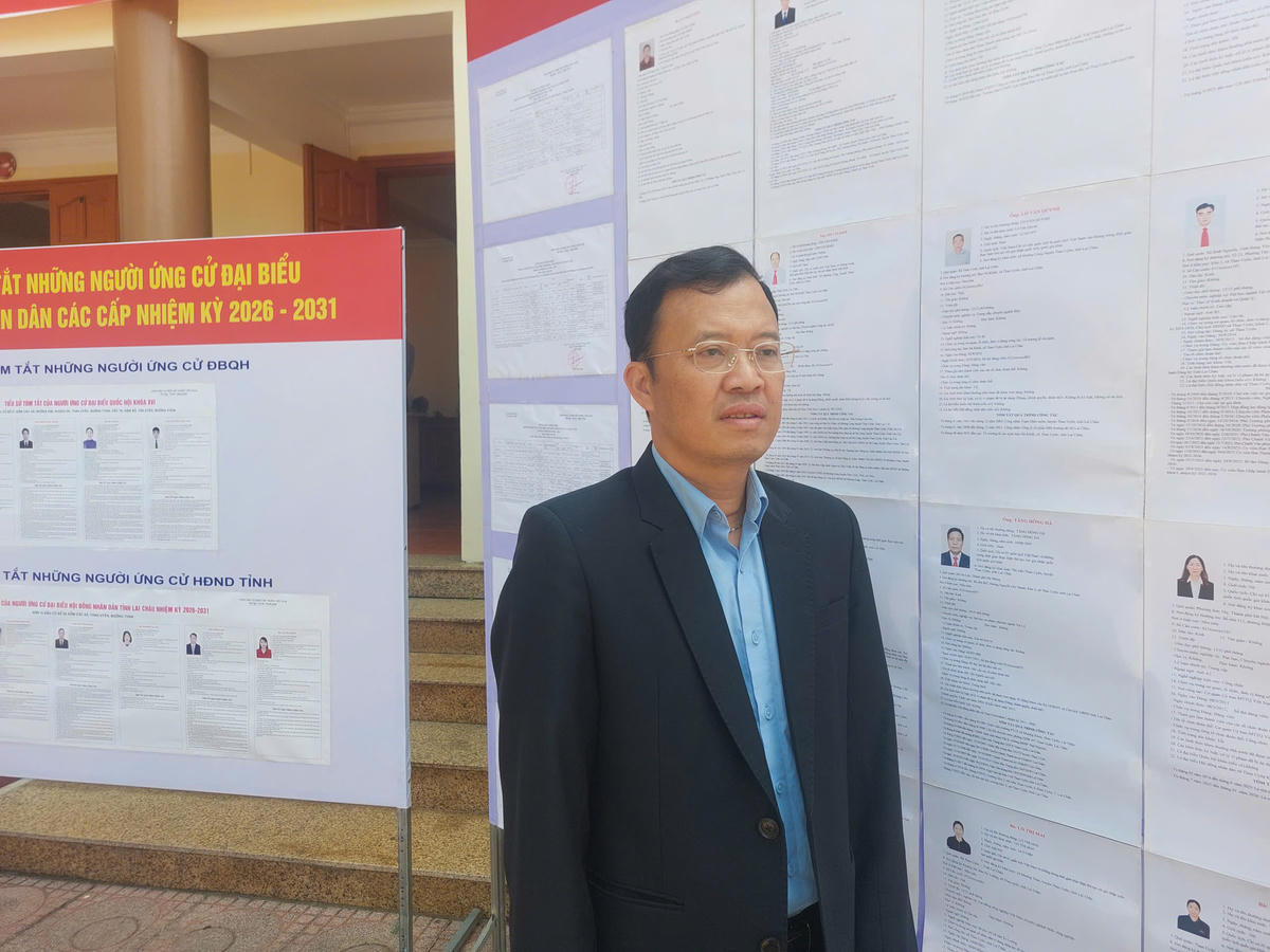 Ông Phan Văn Ngọc - Chủ tịch UBND xã Than Uyên chia sẻ về công tác chuẩn bị bầu cử.