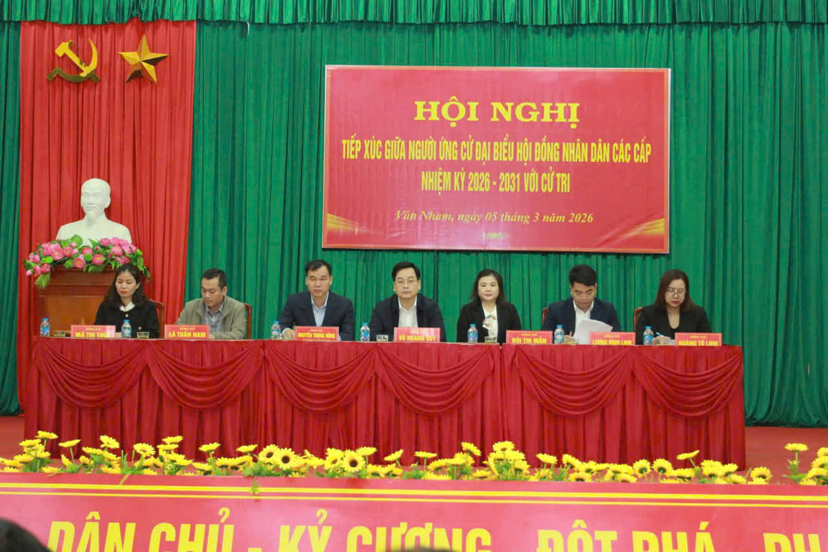 Ứng viên HĐND tỉnh tiếp xúc Cử tri tại xã Văn Nham