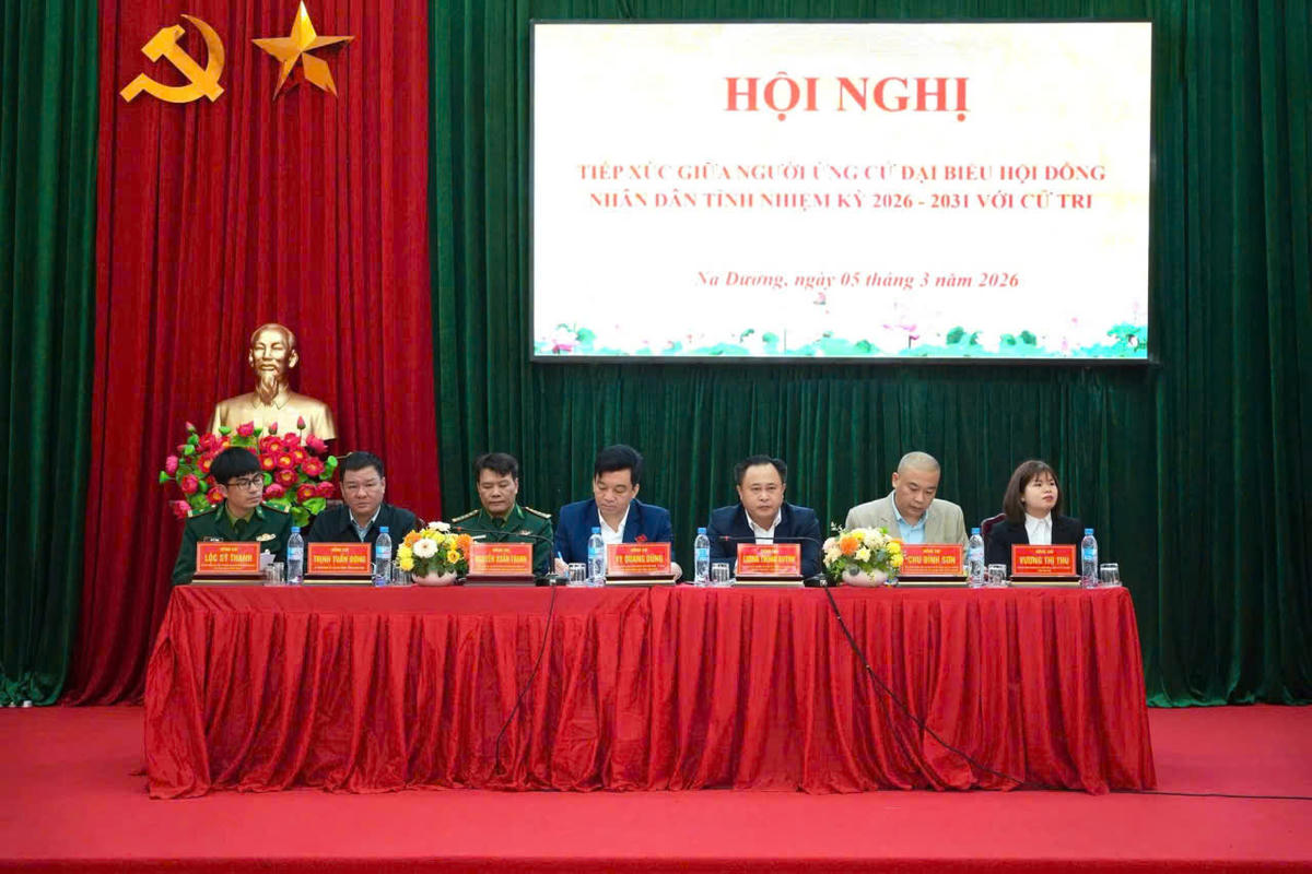 Ứng viên HĐND tỉnh tiếp xúc Cử tri tại xã Na Dương