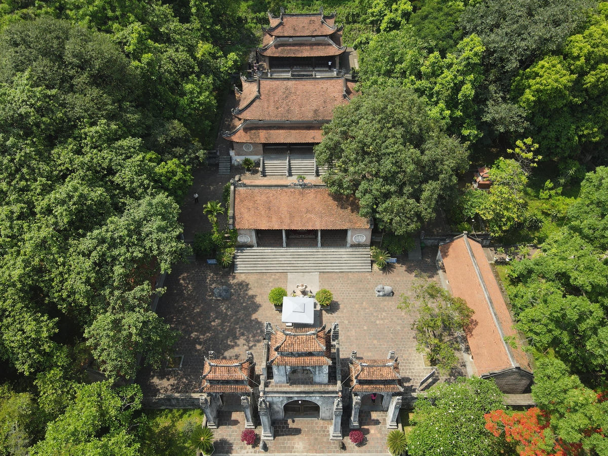 Khu di tích lịch sử và kiến trúc nghệ thuật quốc gia đặc biệt Bà Triệu nằm ở xã Triệu Lộc, tỉnh Thanh Hóa. Ảnh: Đình Minh