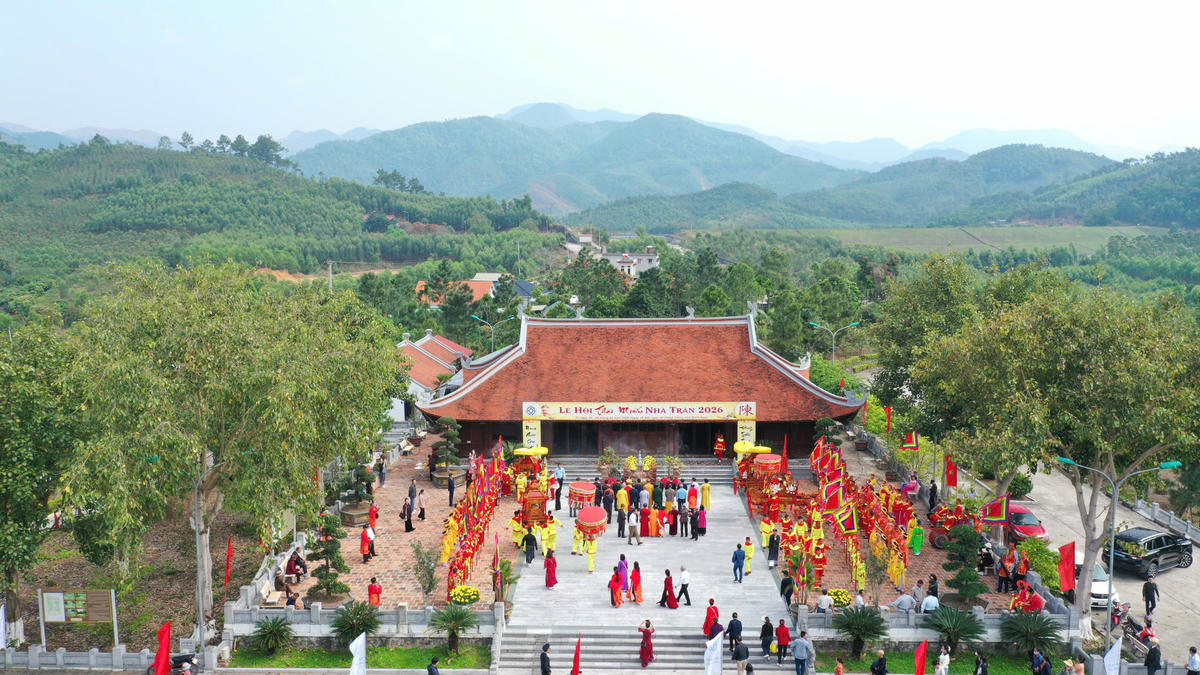 Di tích&nbsp;Thái miếu nhà Trần (phường An Sinh, tỉnh Quảng Ninh).