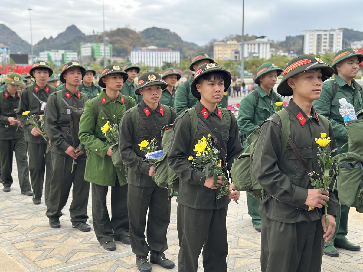 Các tân binh tham gia nghĩa vụ CAND mang theo một niềm tin, tự hào về hành trình của mình sắp trải nghiệm.