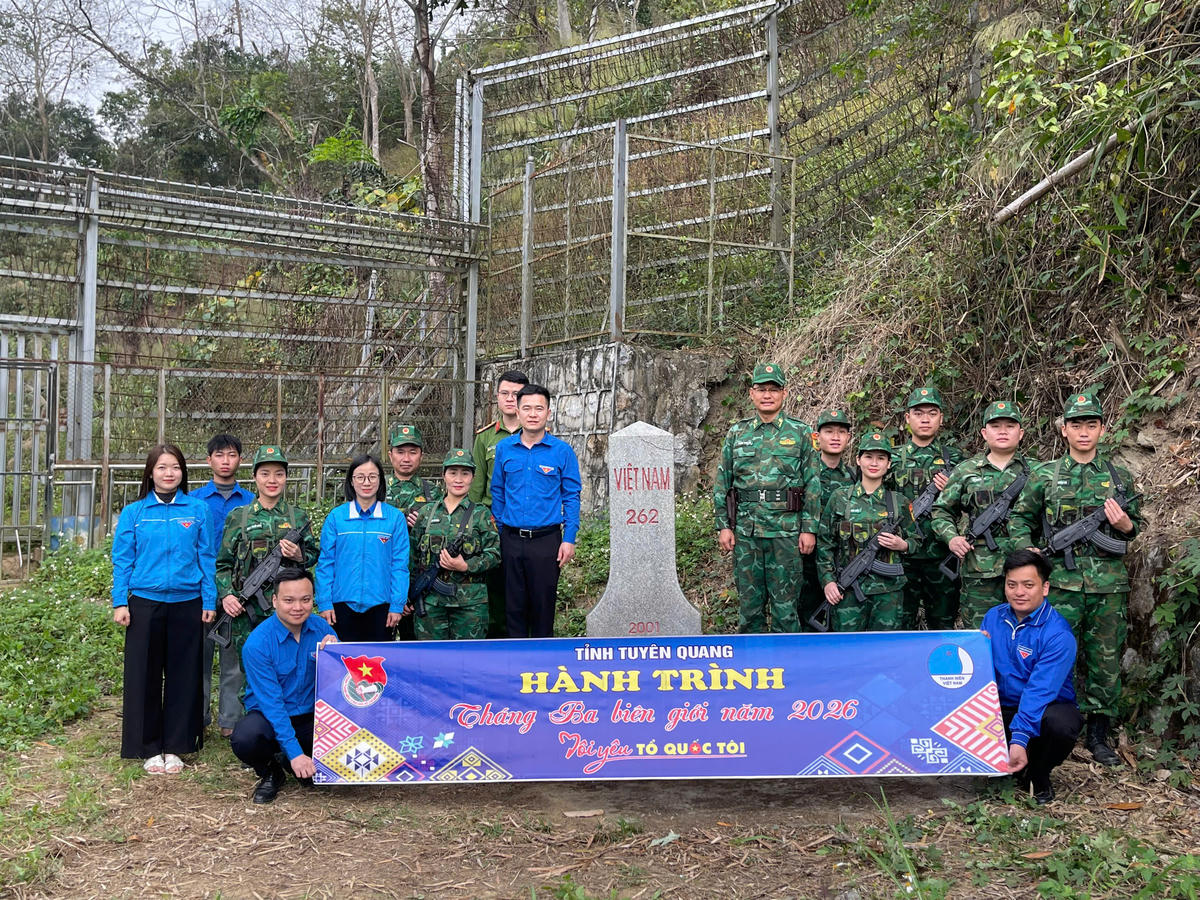 Tuổi trẻ Tuyên Quang lan tỏa khát vọng tuổi trẻ, cùng chung tay bảo vệ chủ quyền biên giới Tổ quốc.