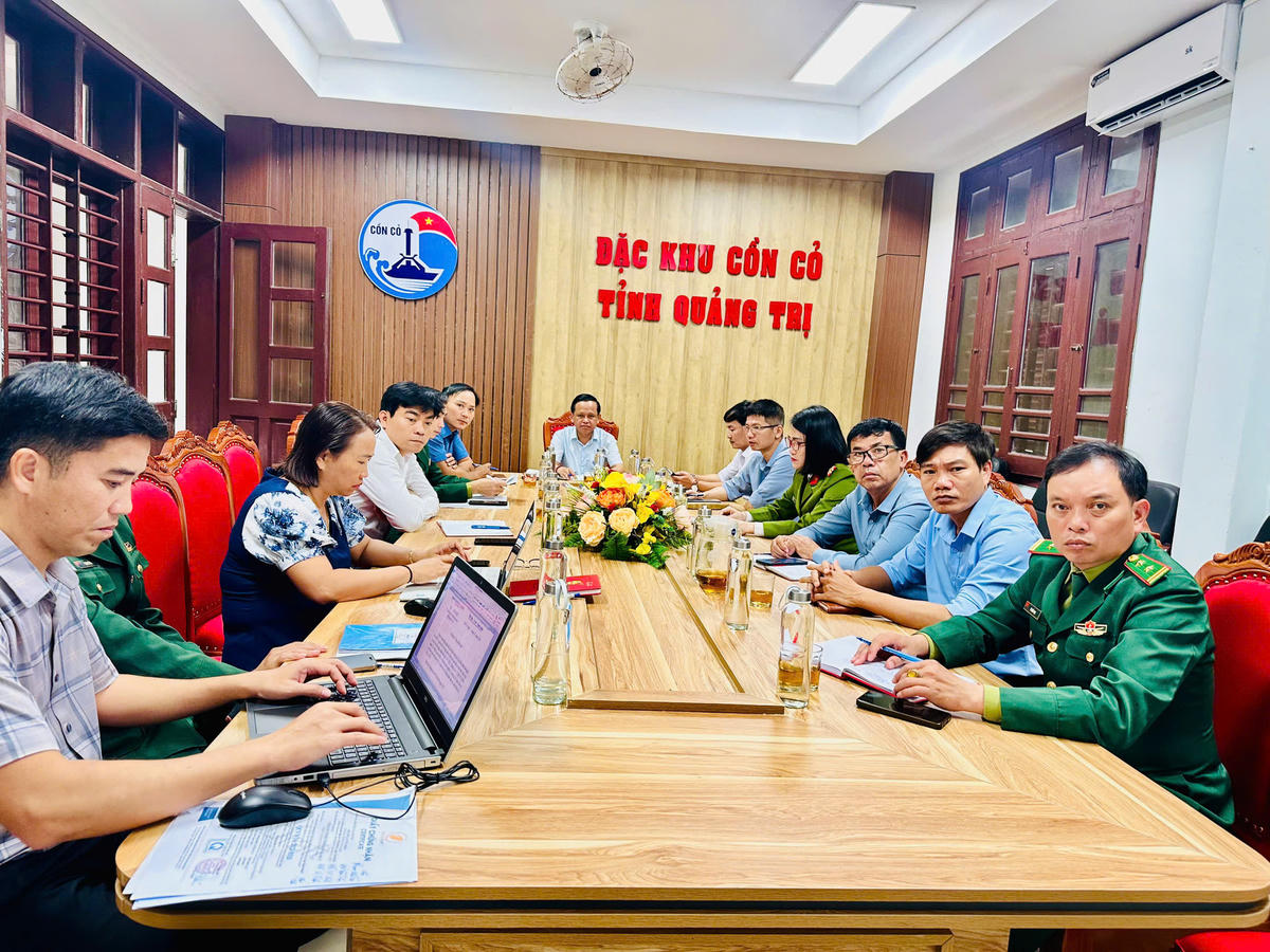 Ban chỉ đạo bầu cử đặc khu Cồn Cỏ đã được thành lập. Ảnh: BCĐ.