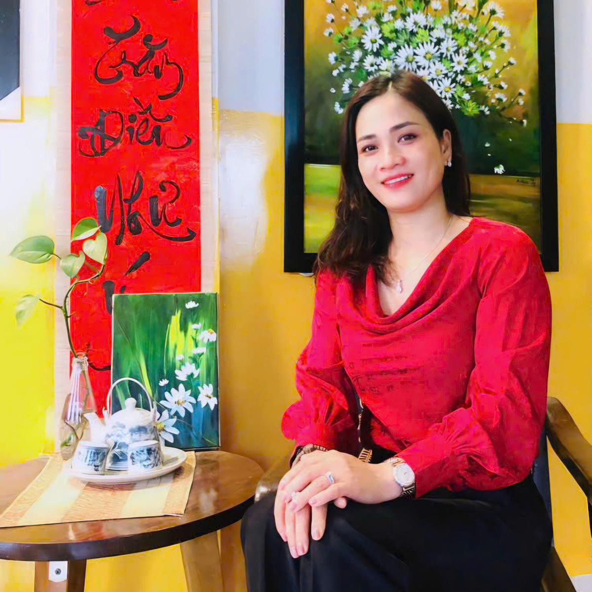 Chân dung&nbsp;cô Huỳnh Thị Ánh Nguyệt. Ảnh: CV.