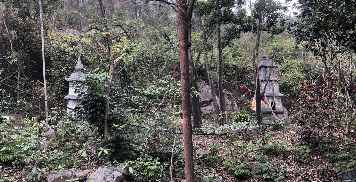 Vườn tháp đá cổ, những công trình kiến trúc góp phần tôn vinh giá trị ngôi chùa cổ Non Đông mang đậm bản sắc văn hóa Việt.