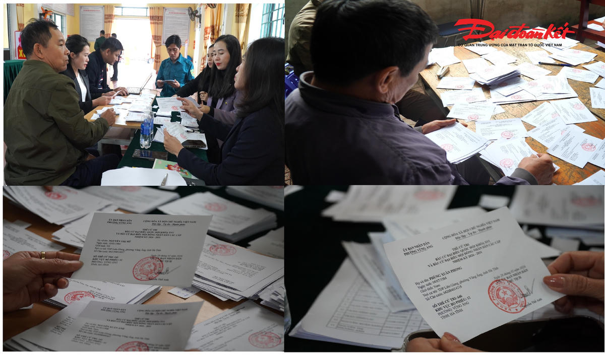 Khâu rà soát danh sách cử tri được thực hiện tỉ mỉ. Người đối chiếu danh sách, người ghi chép bổ sung, người phân loại theo từng hộ dân. Thỉnh thoảng, trong phòng lại vang lên những câu hỏi nhanh để xác nhận thông tin trước khi tiếp tục công việc.