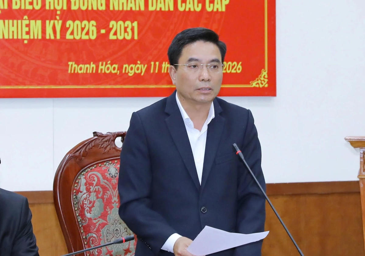 Bí thư Tỉnh ủy Nguyễn Doãn Anh tiếp thu ý kiến của đoàn công tác. Ảnh: Minh Hiếu