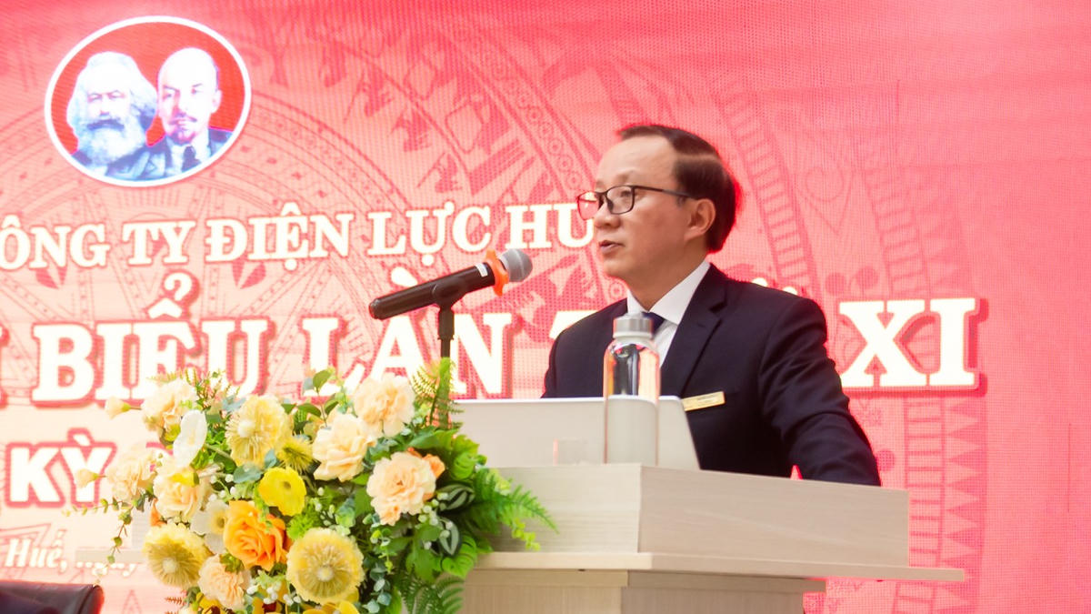 Ông Nguyễn Đại Phúc, Giám đốc Điện lực thành phố Huế tham gia ứng cử đại biểu HĐND thành phố Huế, nhiệm kỳ 2026-2031. Ảnh: N.T.