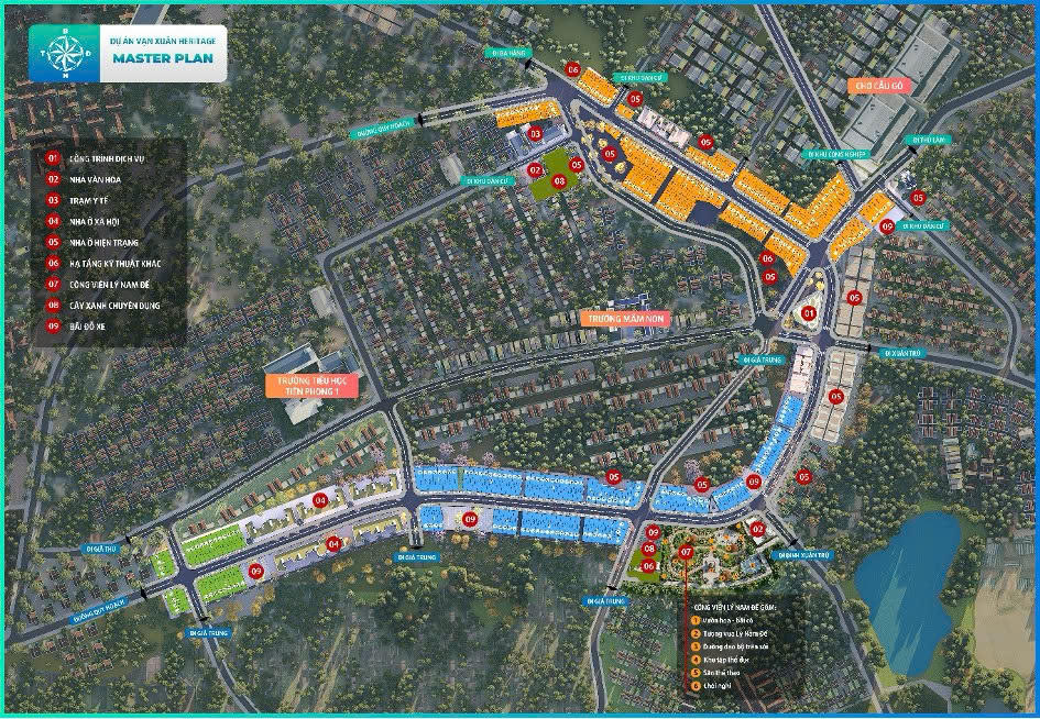 Dự án Vạn Xuân Heritage tại phường Tiên Phong cũ, nay thuộc phường Vạn Xuân.