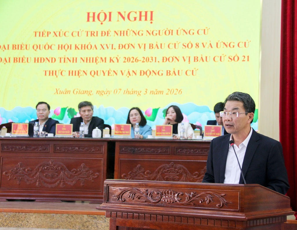 Phát huy vai trò của MTTQ trong kết nối nhân dân với cấp ủy, chính quyền là một trong những nội dung trọng tâm mà ông Nguyễn Hoàng Hà hướng đến. Ảnh: Khánh Chi