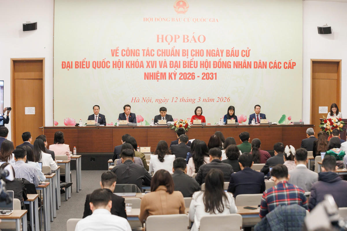 Toàn cảnh buổi họp báo (Ảnh: Quang Vinh)
