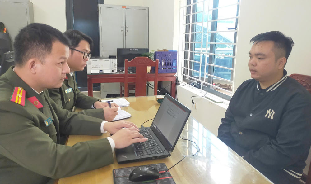 Lê Đình Tiến, đối tác của Hoàng Văn Toàn tại cơ quan điều tra. Ảnh: CATH