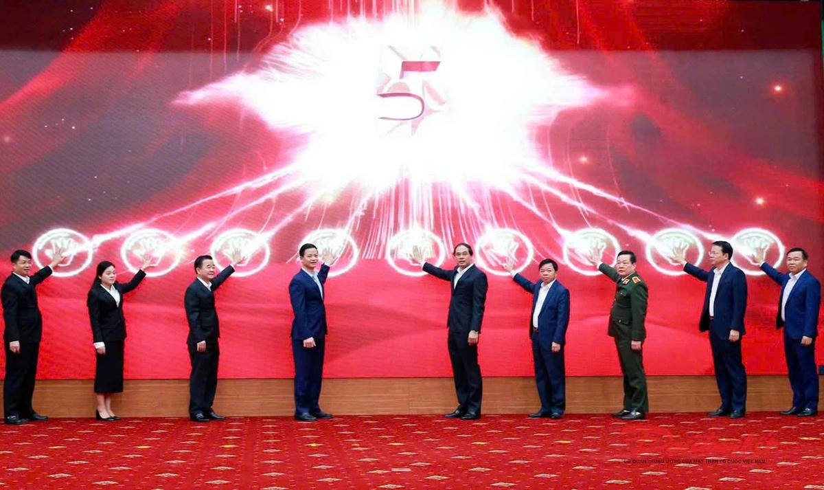 Khai trương Trung tâm dữ liệu tỉnh Thái Nguyên. Ảnh: Nguyễn Toán.