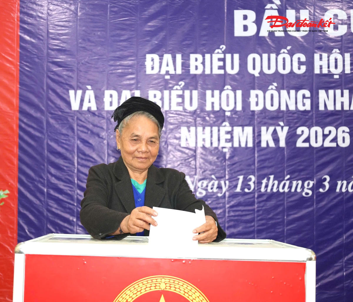 Điểm bầu cử số 11, bản Phồng, xã Tam Thái (Nghệ An) có tổng 476 cử tri, cách xa trung tâm xã. Ảnh: BC