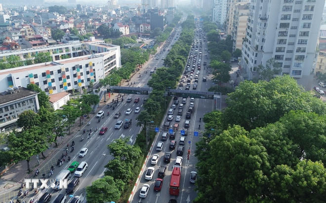 Một góc Hà Nội. (Ảnh: Quốc Khánh/TTXVN)