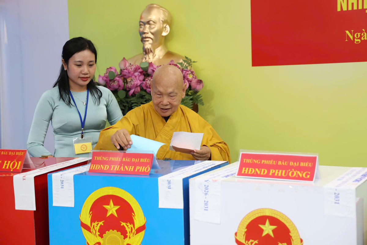 Kỳ bầu cử ĐBQH và đại biểu HĐND TP Hồ Chí Minh đã thành công tốt đẹp. Ảnh: Hồng Phúc.