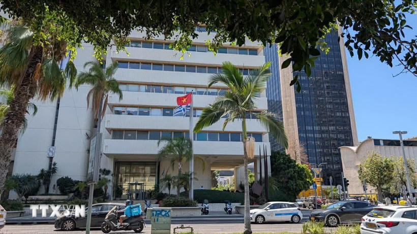 Đại sứ quán Việt Nam tại Tel Aviv. (Ảnh Đức Trung/TTXVN).