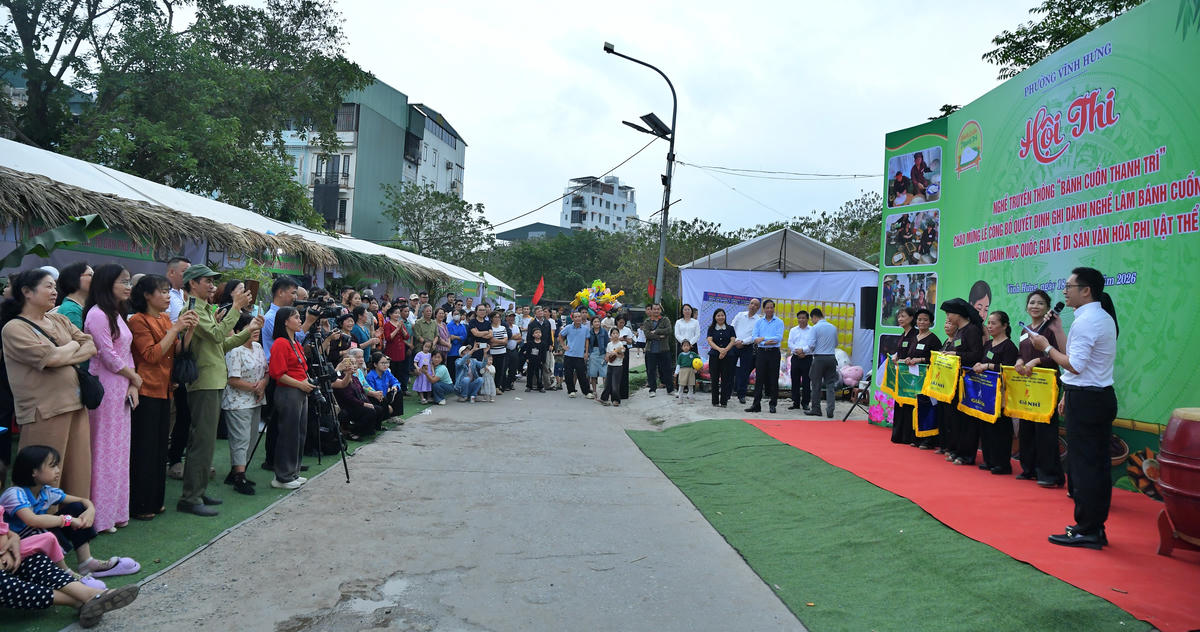 Hội thi diễn ra sôi nổi