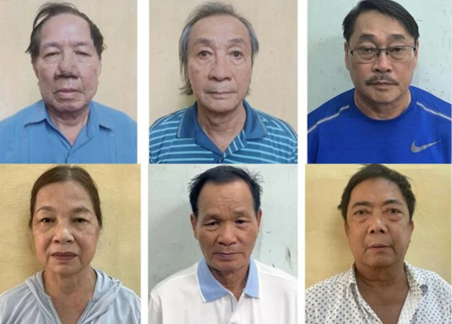   Các bị can trong vụ án.