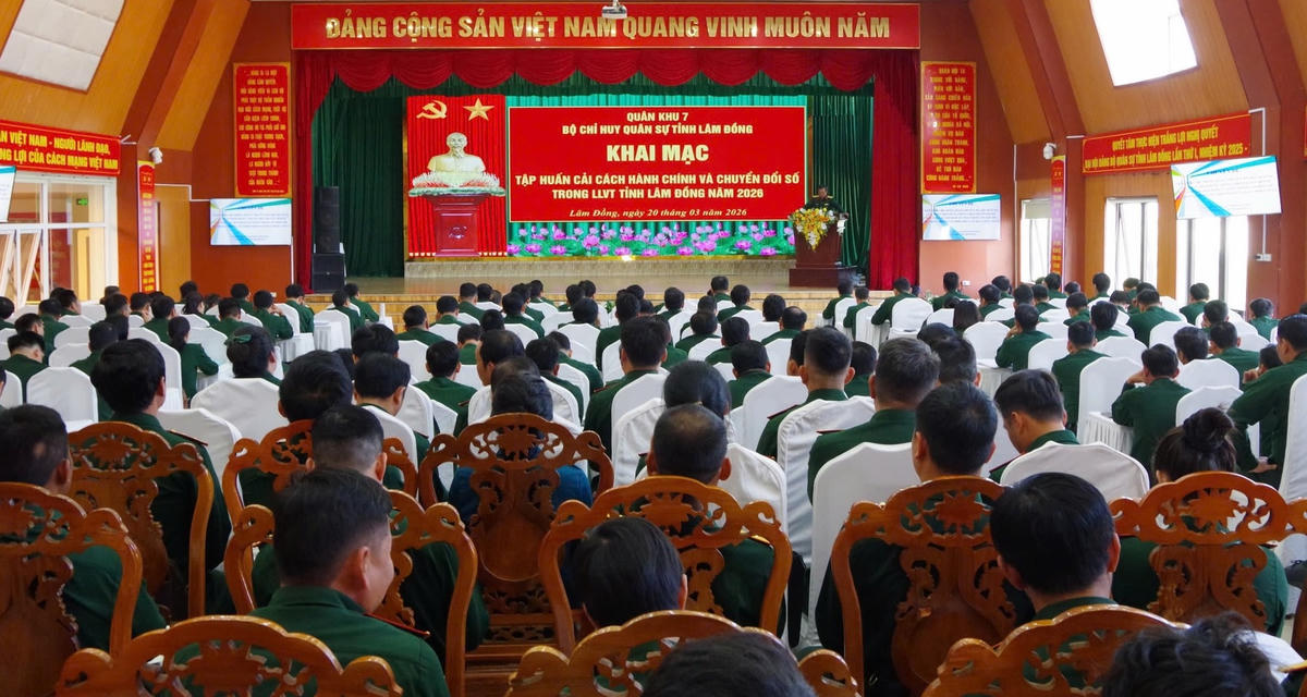 Quang cảnh buổi tập huấn. Ảnh CT