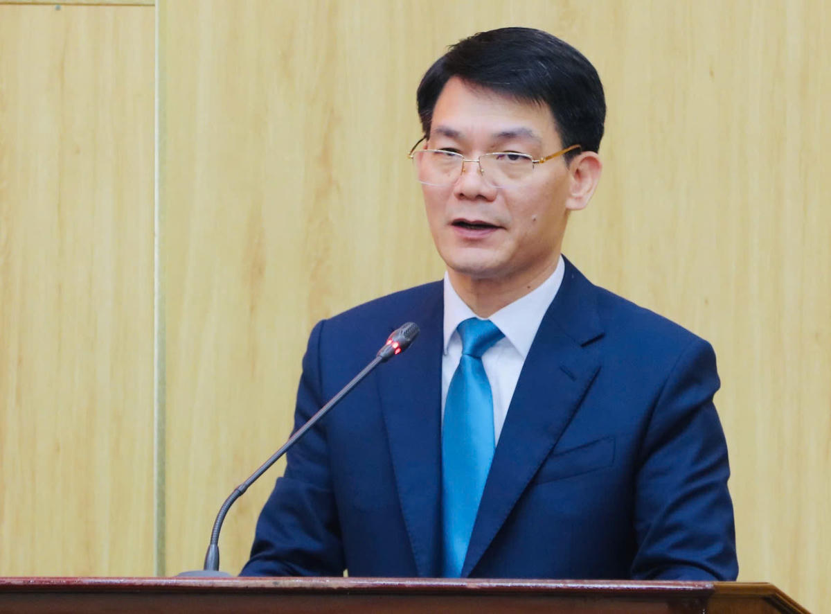 Ong Nguyễn Đức Toàn - Trưởng ban Tuyên giáo và Dân vận Tỉnh ủy kết luận họp báo. Ảnh: Đức Lam