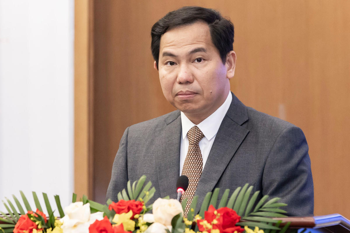 Ông Lê Quang Mạnh, Tổng Thư ký Quốc hội, Chủ nhiệm Văn phòng Quốc hội, Chánh Văn phòng Hội đồng Bầu cử Quốc gia công bố Nghị quyết của Hội đồng Bầu cử Quốc gia về kết quả bầu cử và danh sách những người trúng cử đại biểu Quốc hội khóa XVI