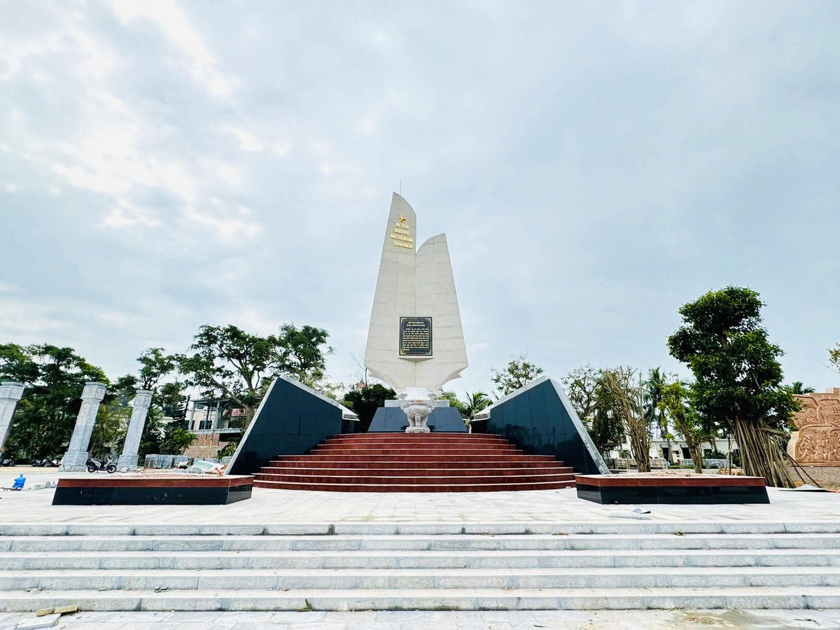 Một góc quần thể di tích Bến K15 (phường Đồ Sơn) chuẩn bị khánh thành. Ảnh: PT.&nbsp;