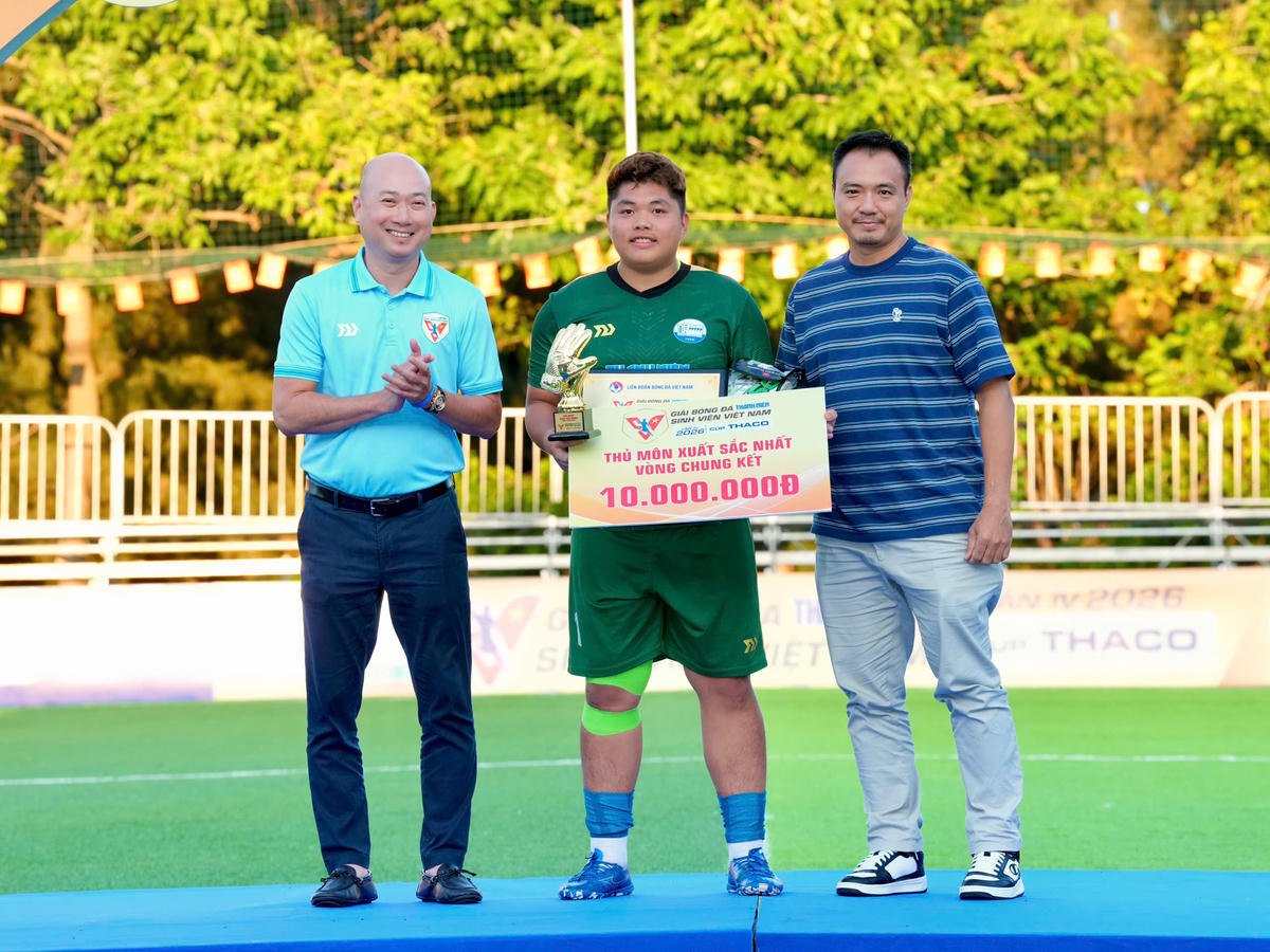 Trường Đại học Thủy lợi vô địch bóng đá Sinh viên năm 2026 tại Khánh Hoà