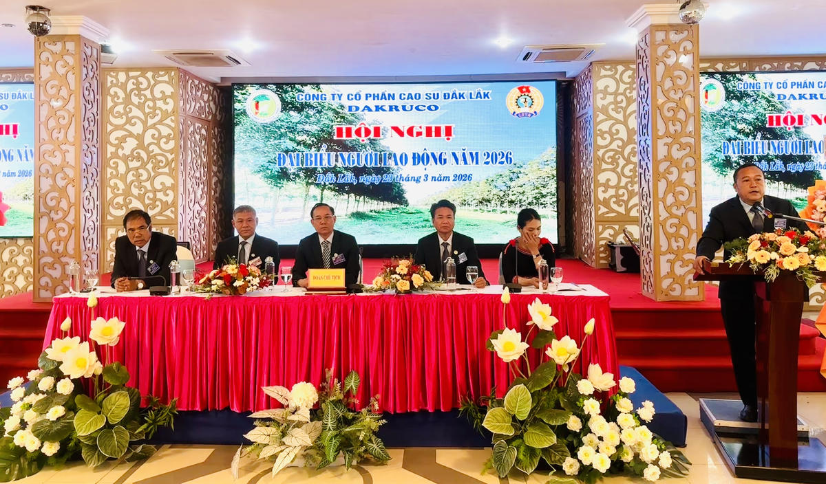 Đoàn Chủ tịch điều hành hội nghị.