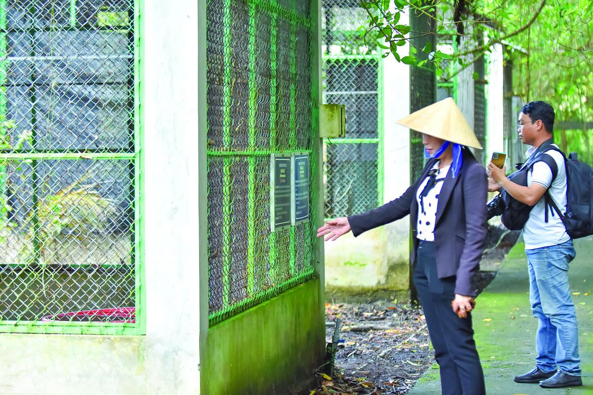 Nhân viên khu bảo tồn cho biết, các loài động vật ở đây đều được chăm sóc cẩn thận từ thức ăn đến vệ sinh chuồng trại để đảm bảo sức khỏe.