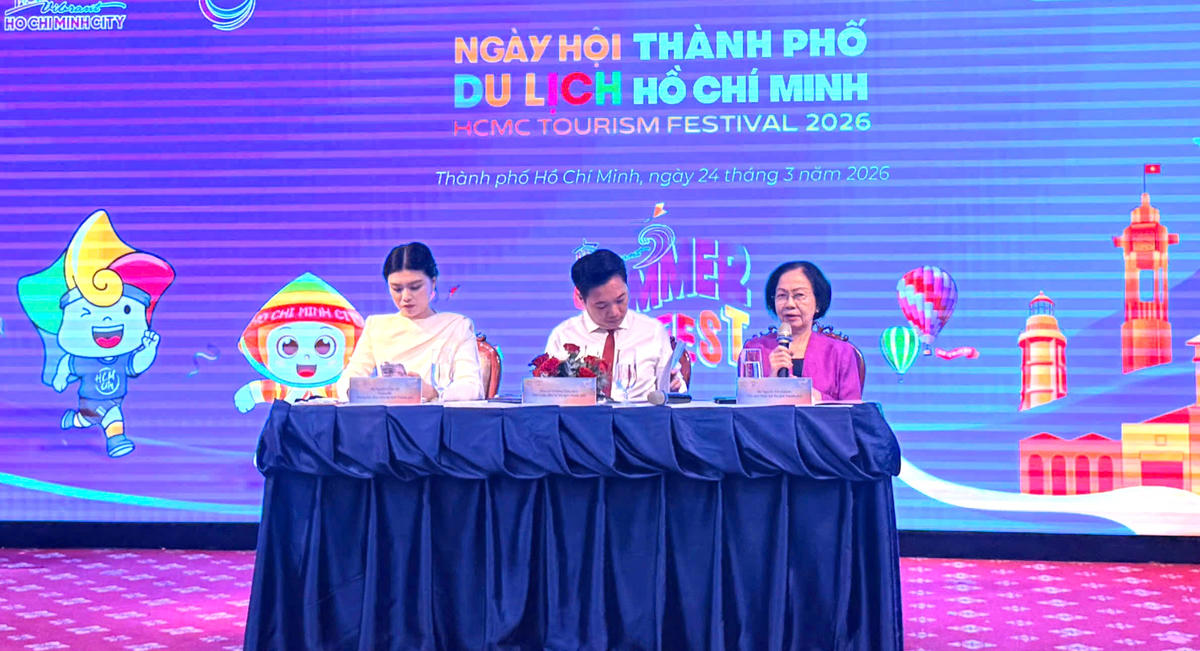 Đại diện ngành du lịch TP Hồ Chí Minh muốn Ngày hội Du lịch góp phần thúc đẩy liên kết vùng, gia tăng giá trị cho chuỗi sản phẩm du lịch. Ảnh: H.T.