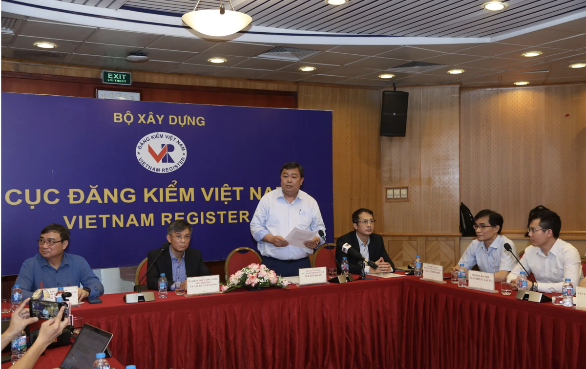 Ông Nguyễn Tô An - Phó Cục trưởng Cục Đăng kiểm Việt Nam.