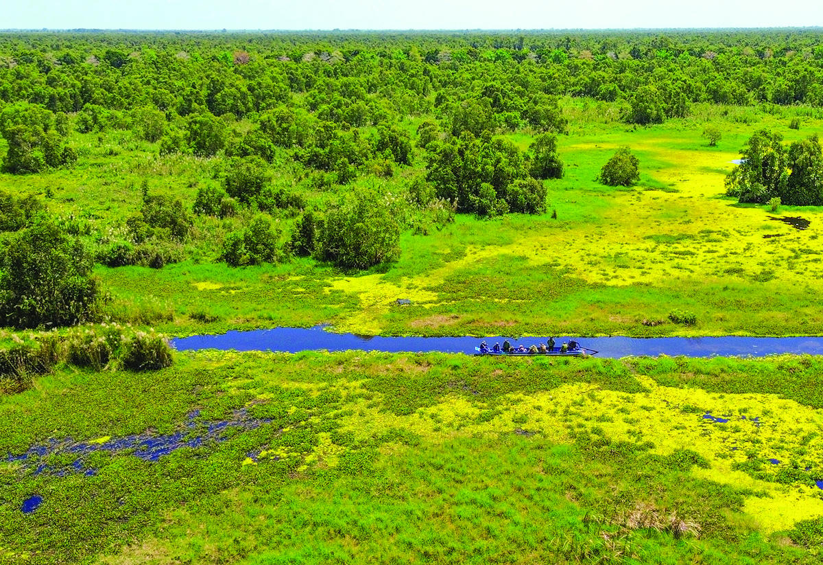 Ngày nay, Vườn quốc gia U Minh Thượng còn khai thác dịch vụ du lịch phục vụ khách tham quan như câu cá giải trí, tham quan hệ sinh thái trong vườn…