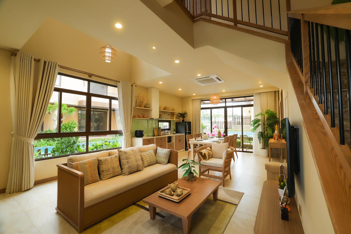 Không gian sống được thiết kế hài hòa giữa công năng và thẩm mỹ, tối ưu trải nghiệm sinh hoạt.