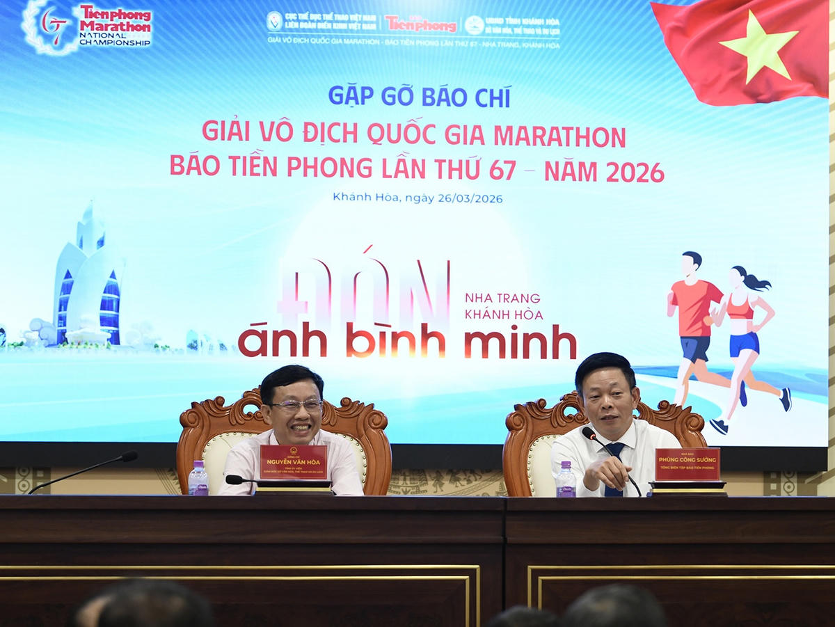 Khánh Hòa đăng cai giải vô địch Quốc gia Marathon báo Tiền phong lần thứ 67
