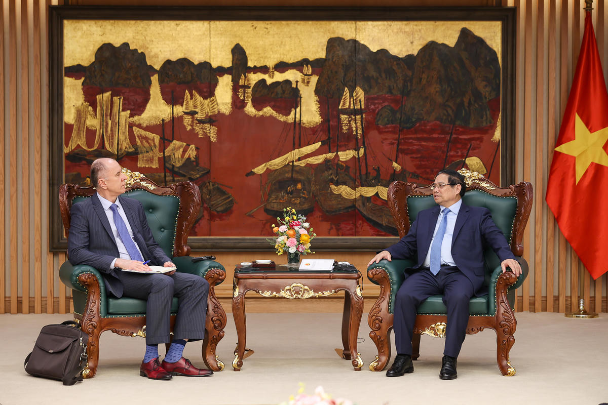 Thủ tướng đánh giá cao IMF hợp tác thực chất, hiệu quả với Việt Nam trong thời gian qua - Ảnh: VGP/Nhật Bắc