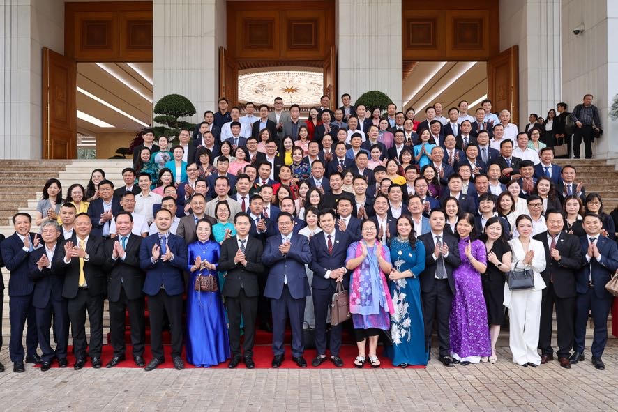 Thủ tướng Phạm Minh Chính và các đại biểu tại Hội nghị. Ảnh: Nhật Bắc