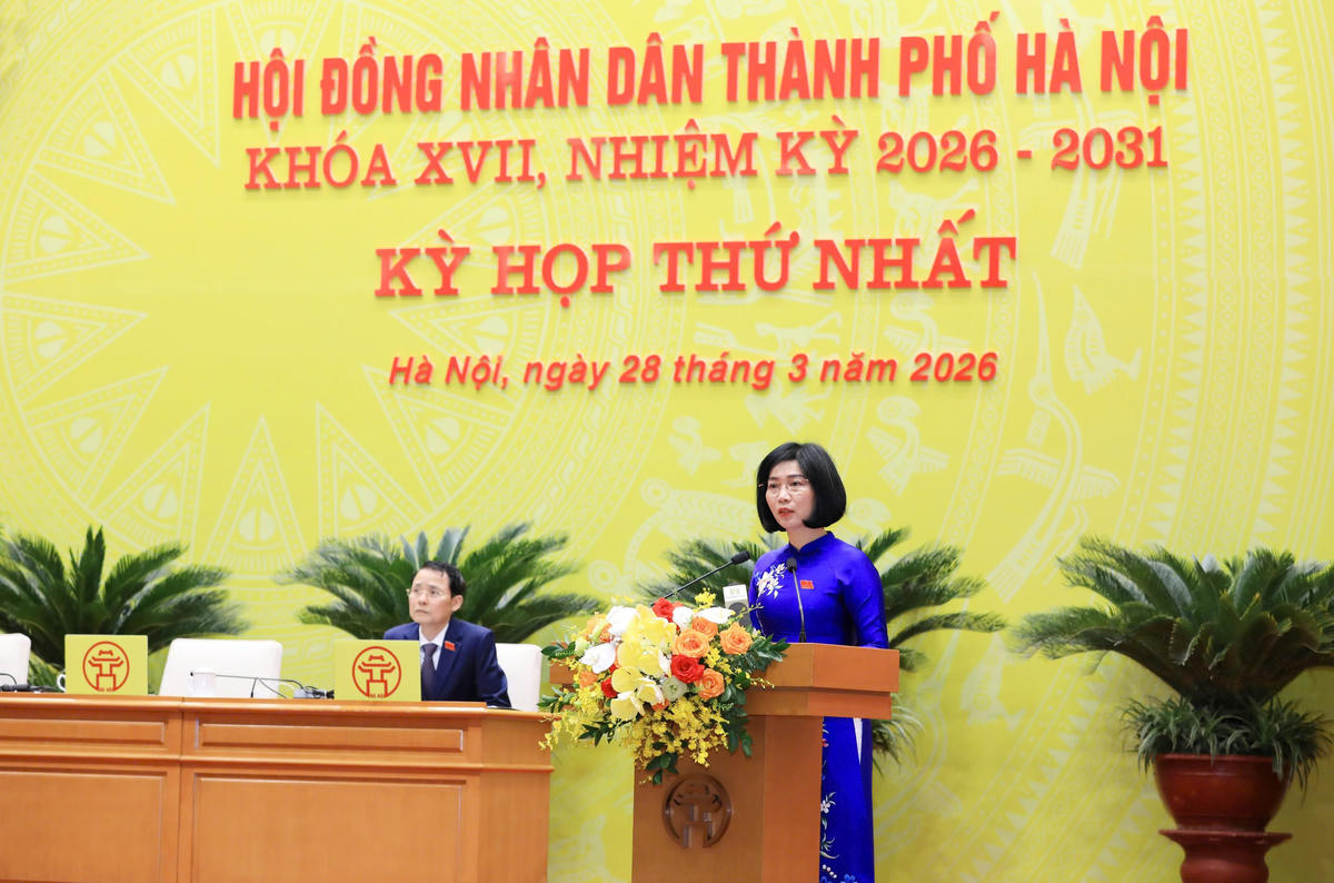 Bà Phùng Thị Hồng Hà được bầu làm Chủ tịch Hội đồng nhân dân thành phố Hà Nội khoá XVII