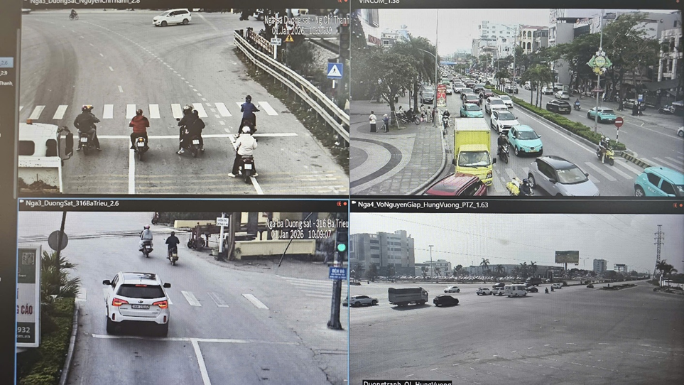 Việc xử phạt nguội thông qua camera AI giúp nguời dân tăng cường ý thức khi tham gia giao thông. Ảnh: CATH