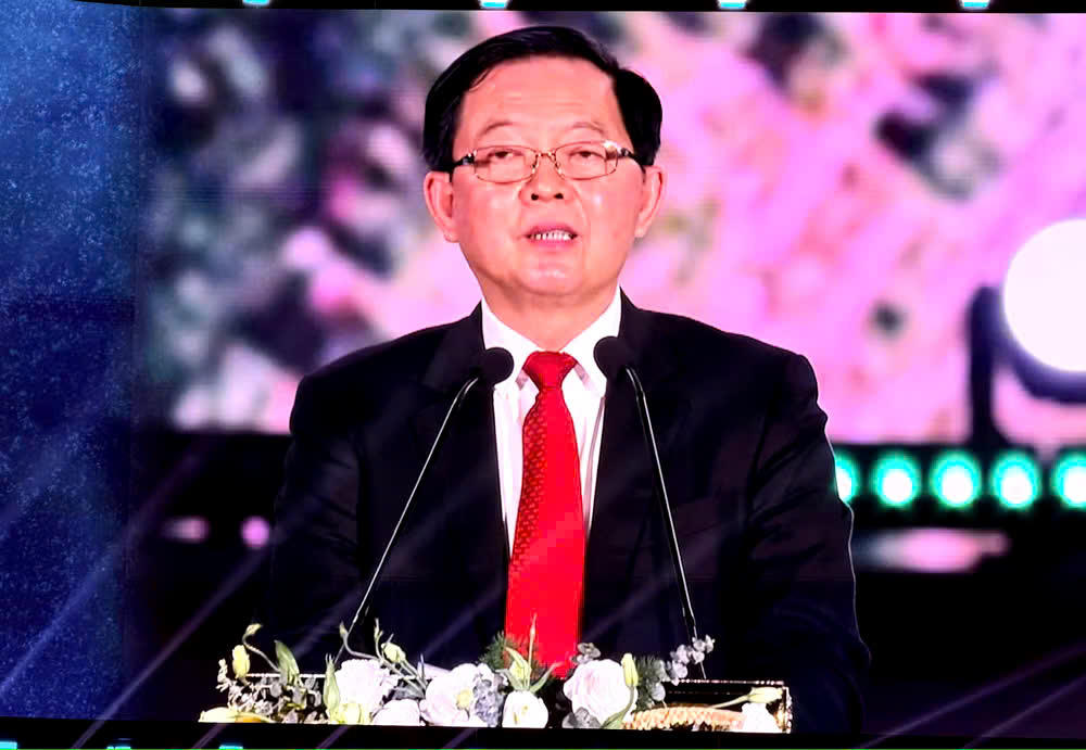Ông Hồ Quốc Dũng, Phó Thủ tướng Chính phủ phát biểu tại buổi lễ. Ảnh: CV.