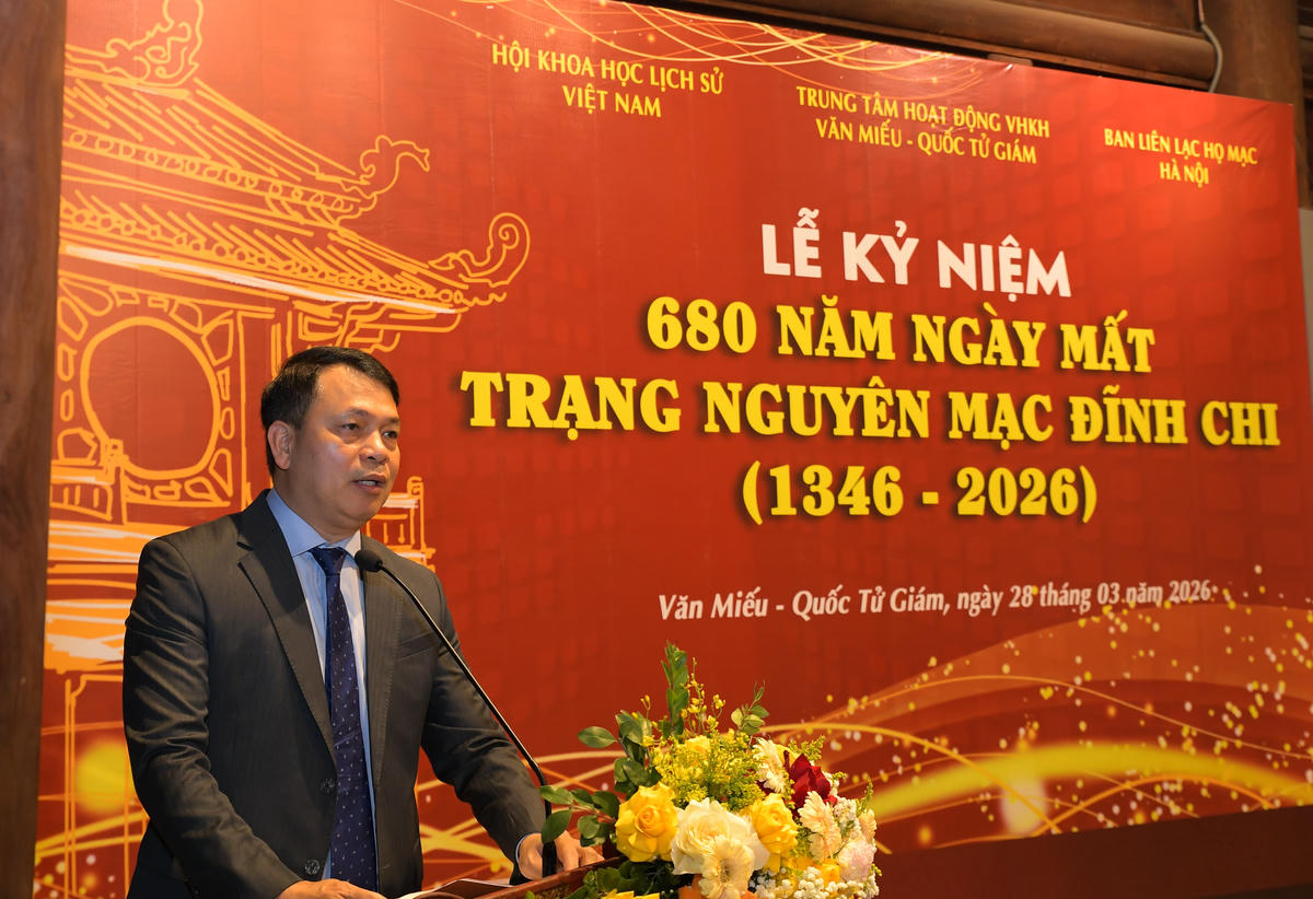 Phát biểu tại lễ kỷ niệm 680 năm ngày mất Trạng nguyên Mạc Đĩnh Chi, ông Lê Xuân Kiêu, Giám đốc Trung tâm Hoạt động VHKH Văn Miếu - Quốc Tử Giám cho biết: Lễ kỷ niệm không chỉ là dịp tri ân một danh nhân, mà còn là cơ hội để tiếp tục lan tỏa tinh thần hiếu học, khuyến khích việc nghiên cứu, gìn giữ và phát huy các giá trị của nền giáo dục khoa cử Việt Nam. Qua đó, góp phần khẳng định vai trò của Quốc Tử Giám trong đời sống văn hóa – giáo dục đương đại, hướng tới xây dựng Hà Nội trở thành trung tâm tri thức, Thành phố học tập.