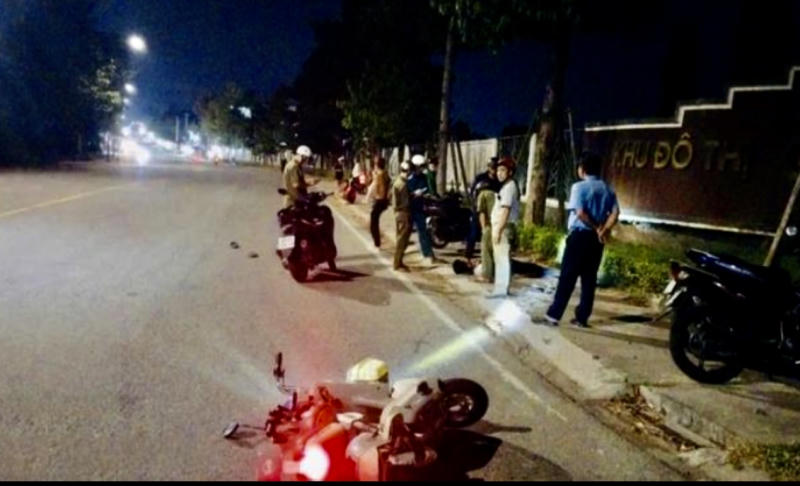 Hiện trường vụ án mạng. Ảnh: T.L