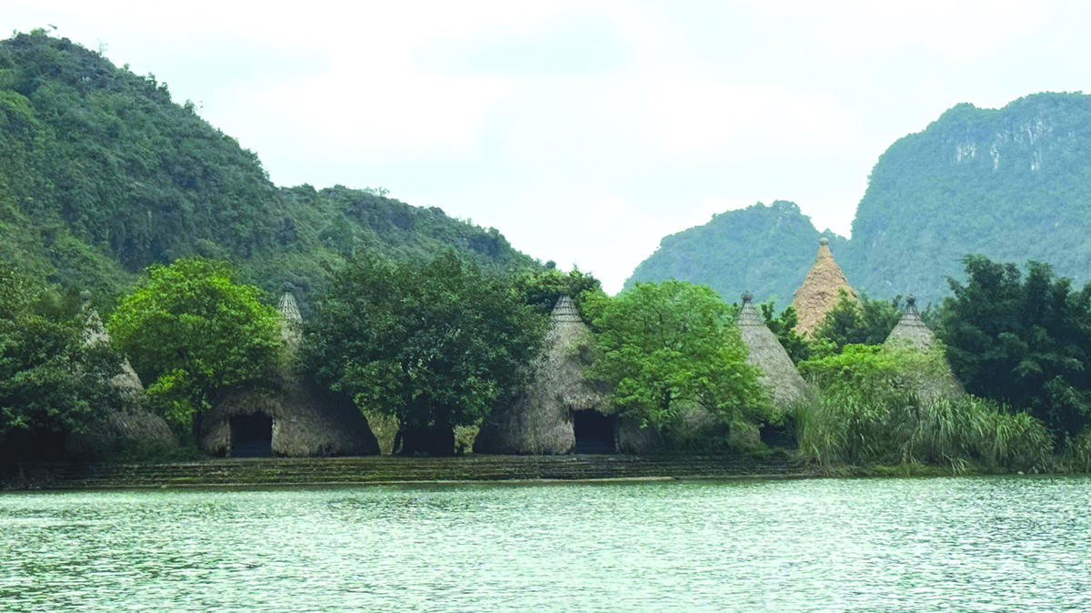 Phim trường của đoàn làm phim phim “Kong: Skull Island”.