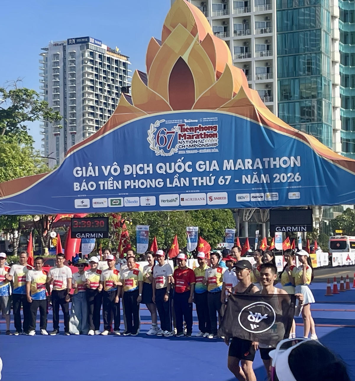 Giải vô địch Quốc gia Marathon Báo Tiền Phong lần thứ 67 năm 2026 tại Khánh Hòa (ảnh Thùy Trang)