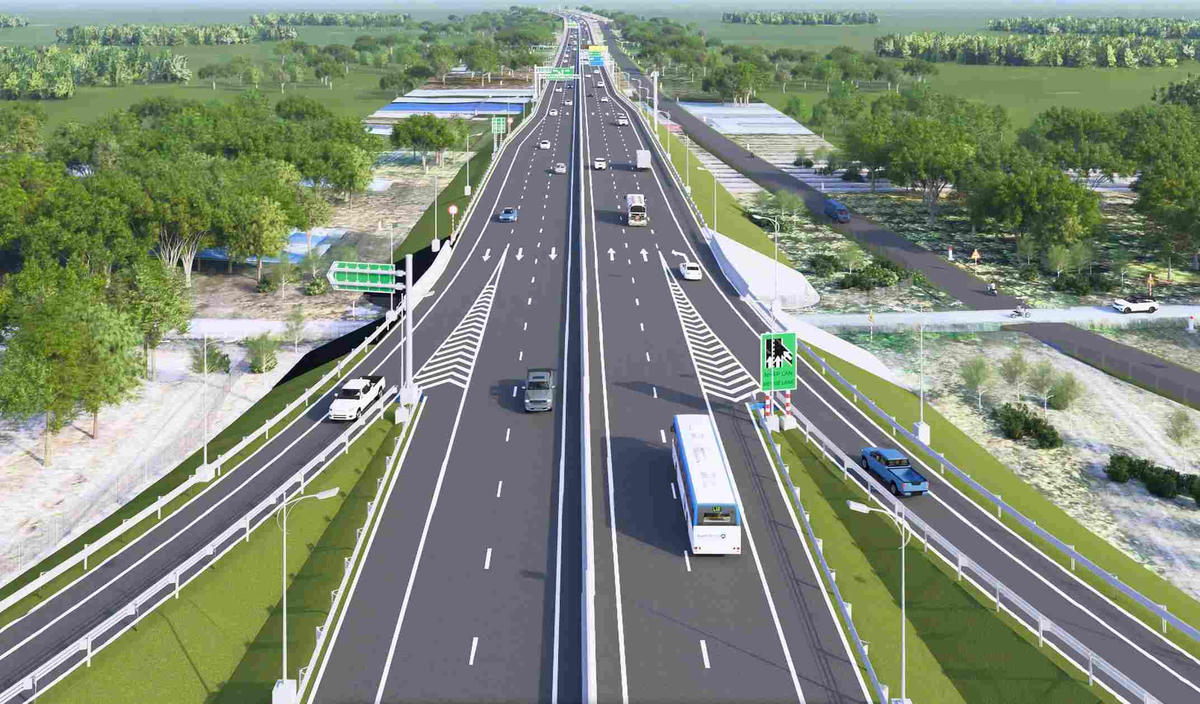 Phối cảnh dự án Vành đai 4 TPHCM giai đoạn 1. Ảnh: Sở Xây dựng TPHCM.