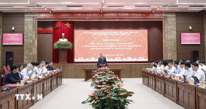 Quang cảnh Hội nghị. (Ảnh: Thống Nhất/TTXVN).