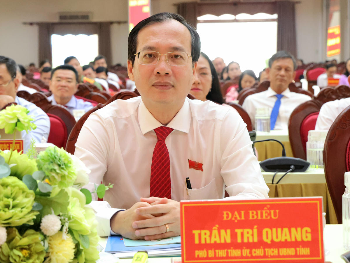 Ông Trần Trí Quang tái đắc cử Chủ tịch UBND tỉnh Vĩnh Long Long khóa XI, nhiệm kỳ 2026-2031. Ảnh Phạm Ngọc