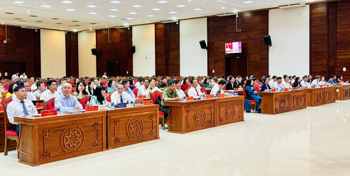 Các đại biểu dự hội nghị. Ảnh: Thanh Nga.